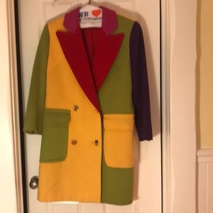 Colorful Bill Blass coat